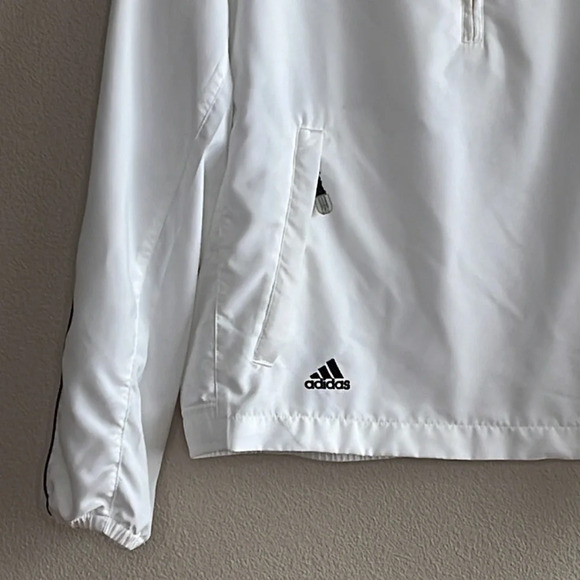 Adidas Half Zip Windbreaker Women’s Jacket - Picture 4 of 9